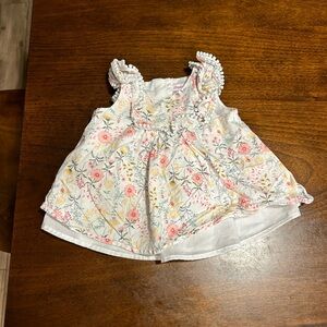 Tommy Bahama Floral Baby Dress with Ruffles